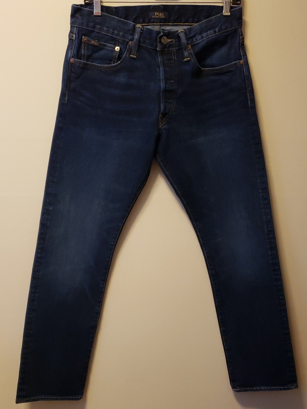 Polo by Ralph Lauren Men’s Varick Slim Straights Indigo Jeans